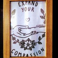 One of the decorations on the walls. at Rutz in Somma Lombardo