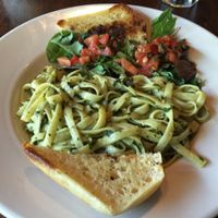 Fettucine al Pesto at Seva in Detroit