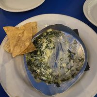 after demolishing the spinach artichoke dip ….  at Seva in Detroit