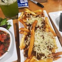 Chili Cheese Fries at Seva in Detroit