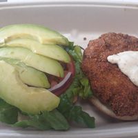 Fish less filet at Veggie Grill by Next Level in Beaverton