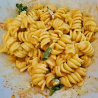 Zuck. I should have said something but worst Mac and cheese. It was decent a year ago. at Veggie Grill by Next Level in Beaverton