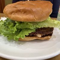 Junior burger   at Next Level Veggie Grill in Beaverton
