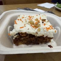 Carrot cake - delicious!   at Next Level Veggie Grill in Beaverton