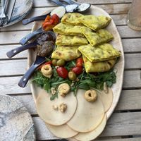 Tapas sharing platter 😋😋  at Bresca - San Antonio in Ibiza