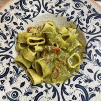 Vegan Lemon Basil pistachio pasta   at Bresca - San Antonio in Ibiza