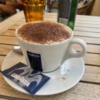 Soya cappuccino   at Bresca - San Antonio in Ibiza