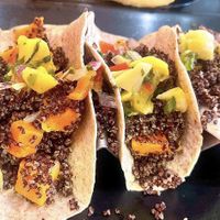 Vegan tacos   at Cafe Brazil in Richardson