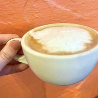 Cappuccino with almond milk   at Cafe Brazil in Richardson