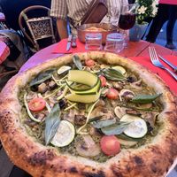 Vegan Pizzaa  at The Little Italy in Paris
