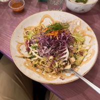 Spicy peanut noodles  at Life Alive Organic Cafe in Cambridge