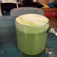Unsweetened Matcha (yoga studio attached)  at Life Alive Organic Cafe in Cambridge