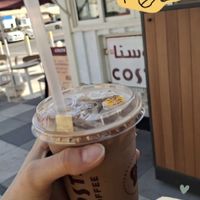 Iced mochaccino with oat milk at Costa Coffee - Beach Rd in Dubai