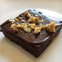 Chocolate Brownie, pretty good! Would have been totally fine with just a cup of the frosting instead though :D
 at PEACE PIES in Encinitas