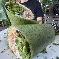 Tuna wrap   at PEACE PIES in Encinitas