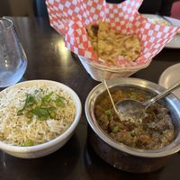 Eggplant Bhartha (vegan)  at Harvest by Nandi in Kamloops