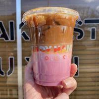 Iced Cardamon Rose Latte with a shot of espresso   at Steady Hand Cafe & Collective in Neptune City