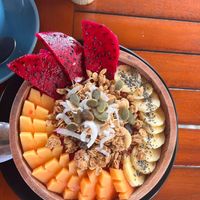 Dragon smoothie bowl   at Cookies Coffee Shop and Foods in Lembongan