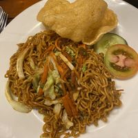 vegan mi goreng   at Cookies Coffee Shop and Foods in Lembongan