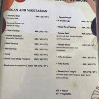 Menu   at Cookies Coffee Shop and Foods in Lembongan
