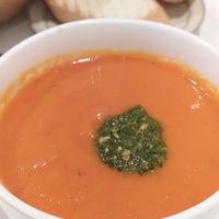 tomato soup at Grandpa Kitchen And Farm 그랜파키친&팜 in Seoul
