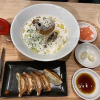 White Plant Based Ramen  at Ippudo 博多 一風堂 Plant Based Studio in Tokyo