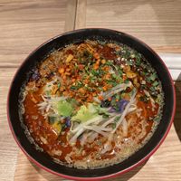 Spicy delicious rAmen   at Ippudo 博多 一風堂 Plant Based Studio in Tokyo
