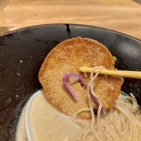 The soy pork at Ippudo 博多 一風堂 Plant Based Studio in Tokyo