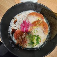Tonkotsu Ramen at Ippudo 博多 一風堂 Plant Based Studio in Tokyo