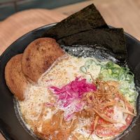 So tasty broth 😋 at Ippudo 博多 一風堂 Plant Based Studio in Tokyo