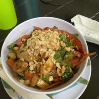 Thai bowl at Salud Super Food in Puerto Vallarta