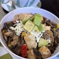 Mexi bowl   at Salud Super Food in Puerto Vallarta