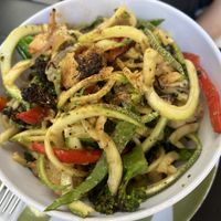 Lebanese zoodles bowl   at Salud Super Food in Puerto Vallarta