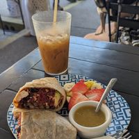 Vallarta Sur Wrap at Salud Super Food in Puerto Vallarta