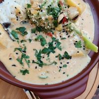 Thai curry at Carob Restaurant in Amman