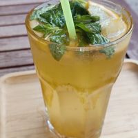 Lemonade at Carob Restaurant in Amman