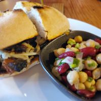 Seitan sandwich with house made BBQ seitan. It was insane. at The Cafe in Key West
