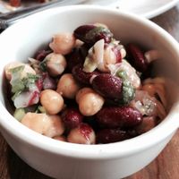 bean salad at The Cafe in Key West