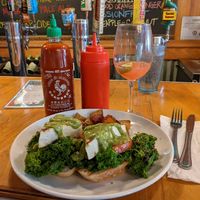 Tofu benedict at The Cafe in Key West