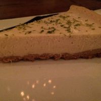 vegan key lime cheesecake  at The Cafe in Key West
