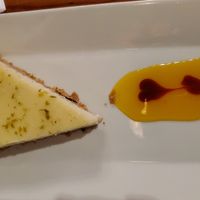 Key lime cheese cake at The Cafe in Key West