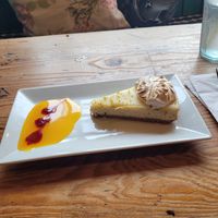 Key lime cheesecake at The Cafe in Key West