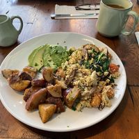 Veggie breakfast scramble  at The Cafe in Key West