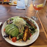 Blackened tofu salad  at The Cafe in Key West