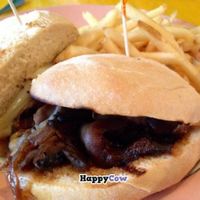Seitan Peppersteak sandwich at The Cafe in Key West