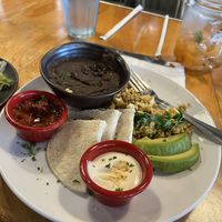 Pancho’s HuevosRancheros  at The Cafe in Key West