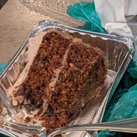 Vegan carrot cake at The Cafe in Key West