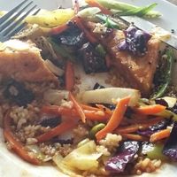 kung pao at The Cafe in Key West