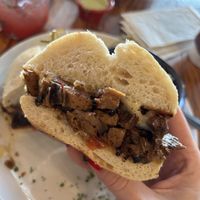 Pepper steak and Swiss  at The Cafe in Key West