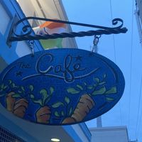 Street sign  at The Cafe in Key West